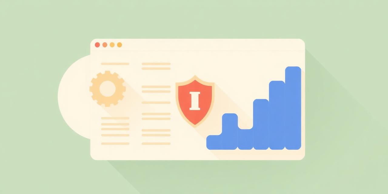 Ecommerce business tools dashboard with gateway, fraud shield and analytics chart